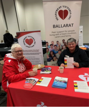 Heartbeat Ballarat members attending Ballarat Senior's Expo